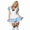 Blue Alice Costume - Hire -Smiffys Shop Blue alice Fancy Dress Costume Hire cropped