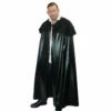 Barbarian Men's Black Cape With Fur Collar -Smiffys Shop CO17198 mens barbarian black cape fur trim swedias cr