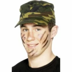 Smiffys Camouflage Army Cap