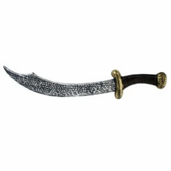 Curved Dagger With Textured Blade 46 Cm