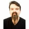 Fu Manchu Moustache And Beard - Dark Brown -Smiffys Shop D038BR fu manchu moustache beard dark brown