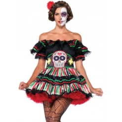 Day Of The Dead Dress - Hire