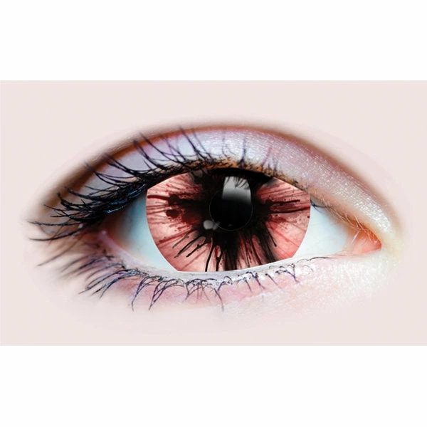Doom Primal Costume Contact Lens 15.2 Mm Mini Scleral 3 Doom Primal Costume Contact Lens 15.2 Mm Mini Scleral