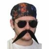 Biker Moustache - Black -Smiffys Shop EM78A biker moustache black cr