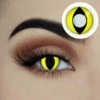 Starry Eyed Yearly Contact Lenses - Yellow Cat Eye