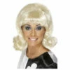 Smiffys Flick-Up Wig - Blonde -Smiffys Shop Flick up wig blonde cropped
