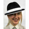 Gangster Hat With White Trim -Smiffys Shop Gangster Hat 90190 cropped