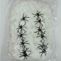 Giant Spider Web With 12 Spiders 240 Gm - Dr Toms