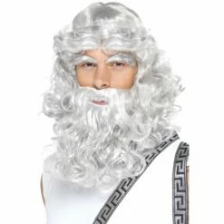 Smiffys Zeus Wig Beard And Eyebrows