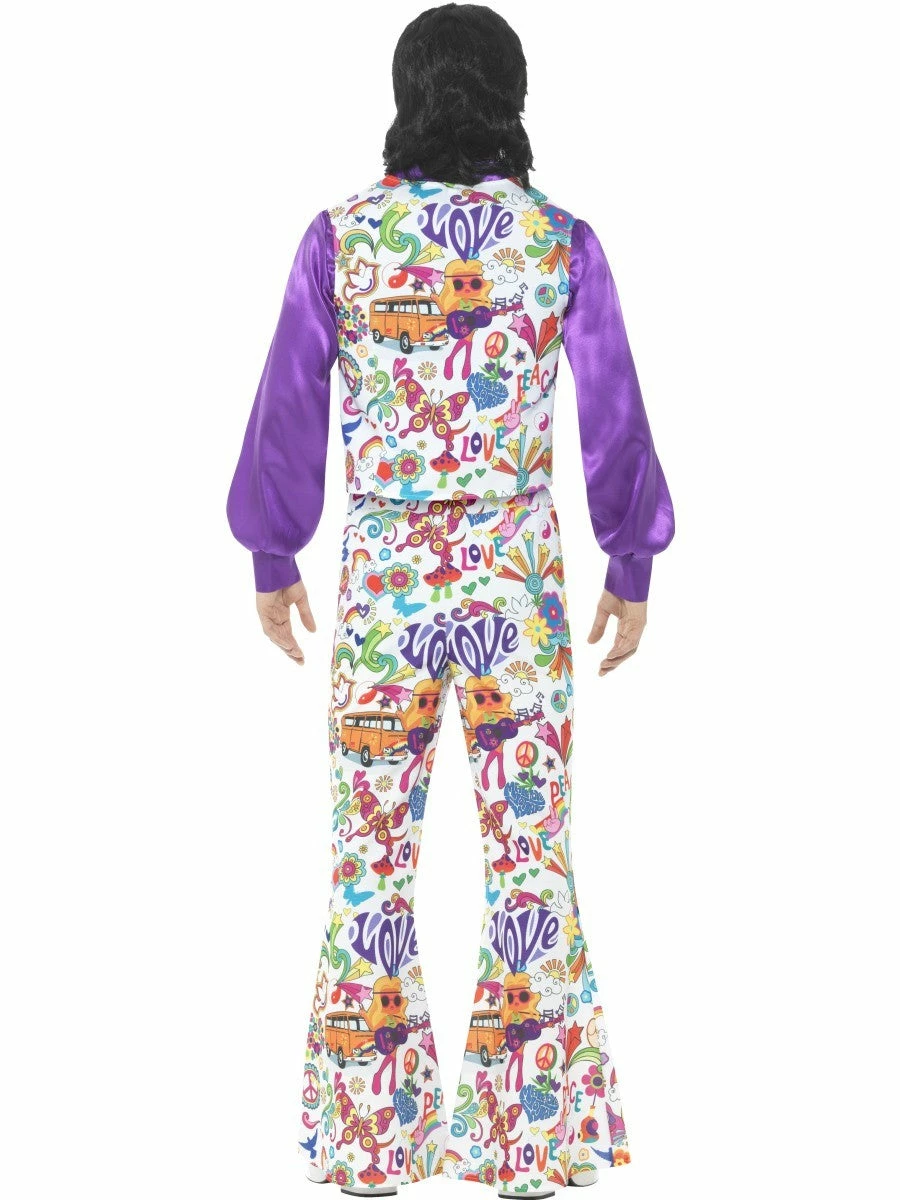 Smiffys 60's Groovy Hippie Costume 5 Smiffys 60's Groovy Hippie Costume - Image 3