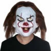 Latex Clown Mask -Smiffys Shop IT Clown Latex Mask cr