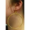Jumbo Hoop Earrings - Gold -Smiffys Shop Jumbo Hoop Earrings in Gold cropped