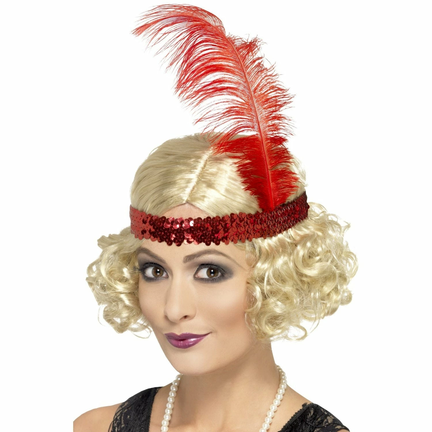 Smiffys Ladies Blonde Charleston Wig 3 Smiffys Ladies Blonde Charleston Wig