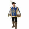 Musketeer Costume - Hire -Smiffys Shop Musteteer Fancy Dress Costume Hire cropped