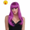 Neon Purple Wig -Smiffys Shop Neon Purple Wig cropped