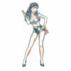 Tinsley FX Temp Tattoo - Mechanic Pin Up -Smiffys Shop PU714 mechanic pin up temporary tattoo cr