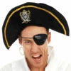 Pirate Hat With Badge -Smiffys Shop Pirate Hat