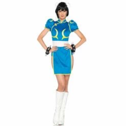 LEG AVENUE Chun-Li Street Fighter -Smiffys Shop SF85083 chun li street fighter n2