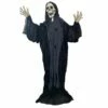 Standing Strobing Reaper 153 Cm Halloween Prop -Smiffys Shop StandingStrobingReaper153cmHalloweenProp.cr