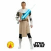 Obi-Wan Kenobi - Hire -Smiffys Shop Star Wars Obi Wan Kanobi Fancy Dress Costume Hire cropped