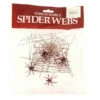 Stretchable Spider Web With 4 Spiders 60 Gr - Dr Toms -Smiffys Shop StretchableSpiderWebwith4Spiders60gr.cr