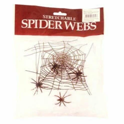 Stretchable Spider Web With 4 Spiders 60 Gr - Dr Toms