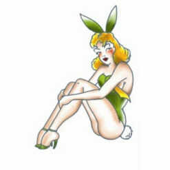 Tinsley FX Temp Tattoo - Bunny Pin Up Girl