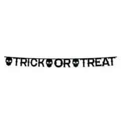 Trick Or Treat Halloween Letter Banner
