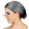 Old Lady Granny Wig W/Bun -Smiffys Shop WI5872 old lady granny wig