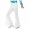 Smiffys Flared Trousers White - Mens