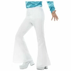 Smiffys Flared Trousers White - Mens