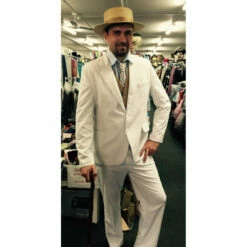 White Gatsby Suit - Hire
