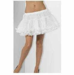 Smiffys White Petticoat With Satin Band