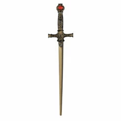 Wizard Sword Gold With Rubies