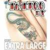 Extra Large Dragon Tattoo - Tinsley FX Temporary Tattoo -Smiffys Shop XL703 extra large dragon tattoo tinsley temporarytattoo