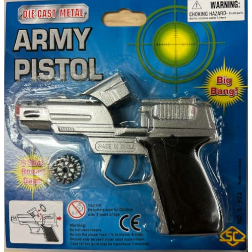 Silver Army Die Cast Gun 14 Cm 3 Silver Army Die Cast Gun 14 Cm