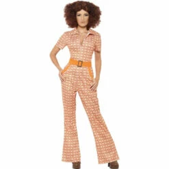Smiffys Authentic 70s Chic Jumpsuit Costume