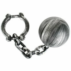 Plastic Ball And Chain 15 Cm