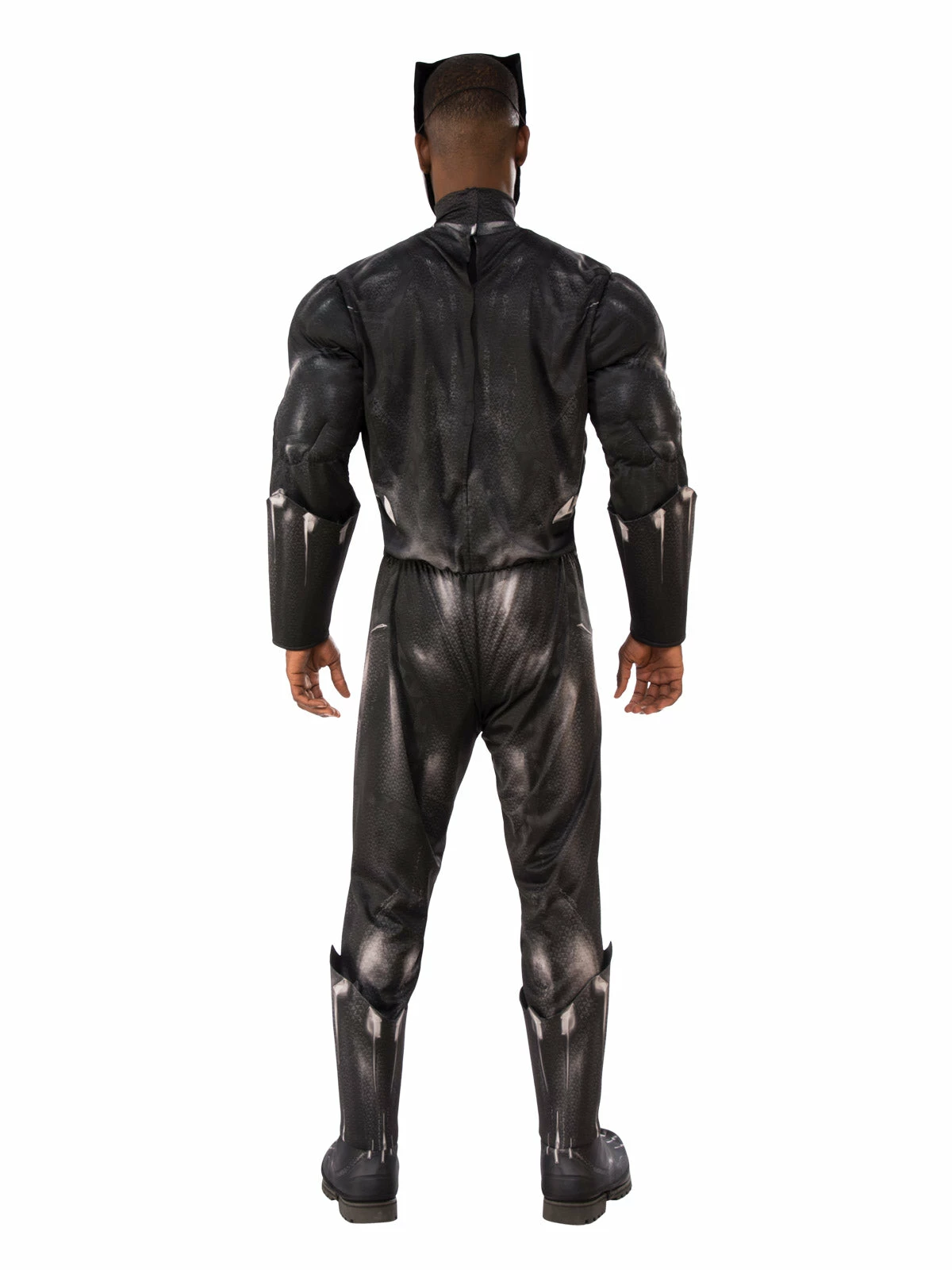 Black Panther Deluxe Costume With Muscle Chest-Adult 4 Black Panther Deluxe Costume With Muscle Chest-Adult - Image 2