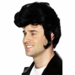 Smiffys Black Rockstar Wig