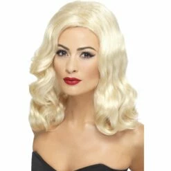 Smiffys Blonde 20's Luscious Long Wig