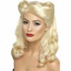 Smiffys Blonde 40s Pin Up Wig -Smiffys Shop blonde 40s pin up wig fancy dress brisbane cr