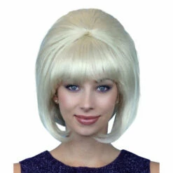 Wig-Blonde 60s Beehive