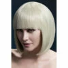 Smiffys Blonde Long Bob Fever Wig-Elise -Smiffys Shop blondelongbobfeverwigelise.cr