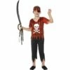 Smiffys Jolly Roger Pirate - Boys -Smiffys Shop boys jolly roger pirate costume fancy dress brisbane cr