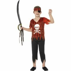 Smiffys Jolly Roger Pirate - Boys