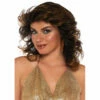 LEG AVENUE Farrah Brown Feathered Wig -Smiffys Shop brown farrah feathered wig leg avenue fancy dress costumes brisbane cr