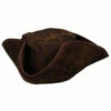 Caribbean Pirate Hat In Brown -Smiffys Shop caribbeanpiratehatbrownsoftbrisbane.cr
