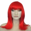 Cleo Wig - Red -Smiffys Shop cleo wig red cropped