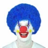 Wig - Blue Curly Clown 1 Wig - Blue Curly Clown -Smiffys Shop clown wig blue cropped